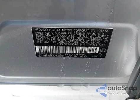 2016 Lexus Ls 460 z USA, uszkodzony, nr VIN JTHBL5EF4G5141644